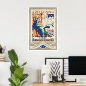 Affiche de voyage d'art d'Écosse Impression écossa (Bureau à domicile)