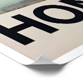 Affiche de voyage d'art d'impression de Hong Kong  (Coin)