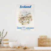 Affiche de voyage d'art d'Irlande Impression irlan (Cuisine)