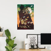 Affiche de voyage d'art marocain Impression Morocc (Bureau à domicile)