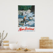Affiche de voyage d'art néo-zélandais Impression d (Cuisine)