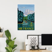 Affiche de voyage d'art vintage Canada Impression (Bureau à domicile)