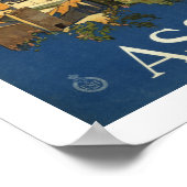 Affiche de voyage d'Assisi (Coin)