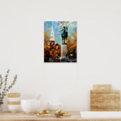 Affiche de voyage de Boston (Cuisine)