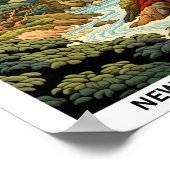 Affiche de voyage de Byron Bay Australie (Coin)