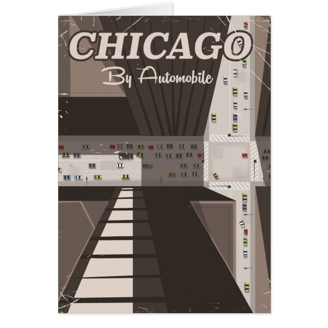 Affiche de voyage de Chicago City (Devant)