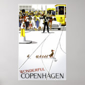 Affiche de voyage de Copenhague (Devant)