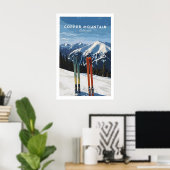 Affiche de voyage de Copper Mountain Colorado Moun (Bureau à domicile)