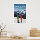 Affiche de voyage de Copper Mountain Colorado Moun (Cuisine)