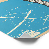 Affiche de voyage de Cornwall Nautical (Coin)