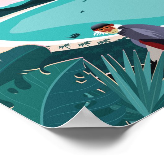 Affiche de voyage de Da Nang (Coin)