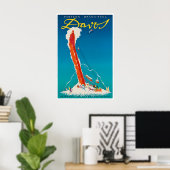 Affiche de voyage de Davos Art Suisse Impression d (Bureau à domicile)