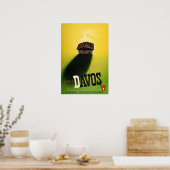 Affiche de voyage de Davos Suisse Art Impression s (Cuisine)
