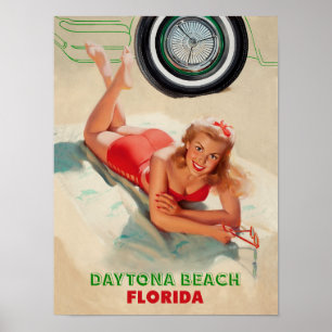 Affiche de voyage de Daytona Beach