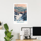 Affiche de voyage de Deer Valley - Utah 1 (Bureau à domicile)