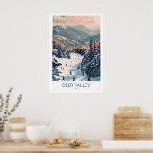 Affiche de voyage de Deer Valley - Utah 1 (Cuisine)