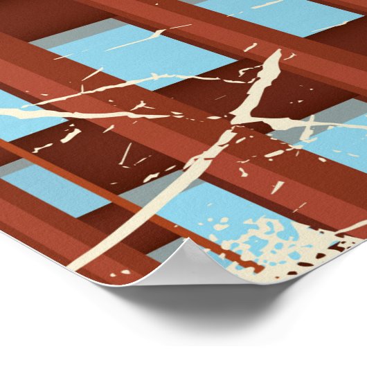 Affiche de voyage de Denver Colorado (Coin)