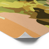 Affiche de voyage de dessin animé de Trinidad (Coin)