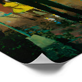 Affiche de voyage de Détroit (Coin)