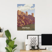 Affiche de voyage de Durham Angleterre (Bureau à domicile)