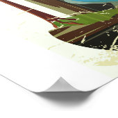 Affiche de voyage de Dykh-Tau Russie. (Coin)