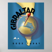 Affiche de voyage de Gibraltar (Devant)