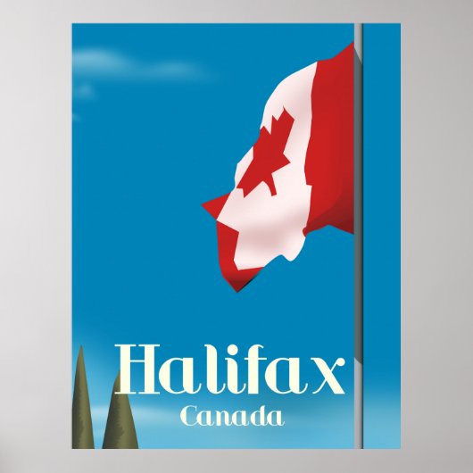 Affiche de voyage de Halifax Canada (Devant)