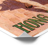 Affiche de voyage de Hong Kong Hotel (Coin)