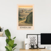 Affiche de voyage de Howardian Hills AONB (Bureau à domicile)