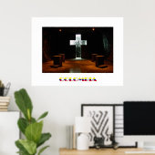 Affiche de voyage de la cathédrale de sel (Bureau à domicile)