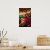 Affiche de voyage de la Côte d'Azur # 2 (Cuisine)