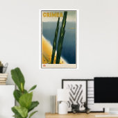 Affiche de voyage de la Crimée à l'ère soviétique (Bureau à domicile)