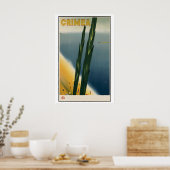 Affiche de voyage de la Crimée à l'ère soviétique (Cuisine)