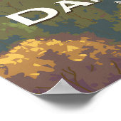 Affiche de voyage de la forêt nationale Daniel Boo (Coin)