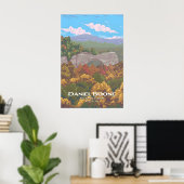 Affiche de voyage de la forêt nationale Daniel Boo (Bureau à domicile)