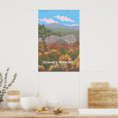 Affiche de voyage de la forêt nationale Daniel Boo (Cuisine)