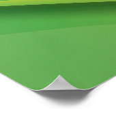 Affiche de voyage de la grenouille des arbres trop (Coin)