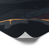 Affiche de voyage de la grotte de Mammoth dans le  (Coin)