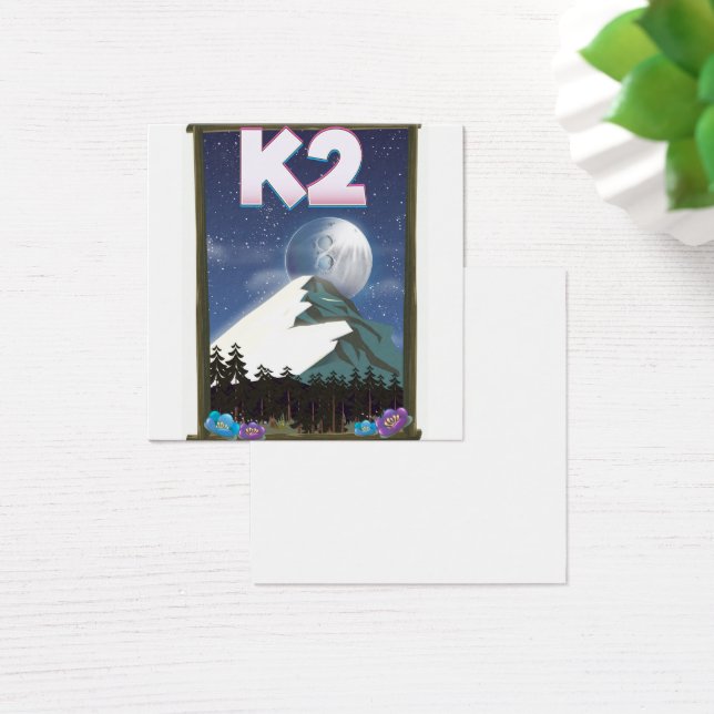 Affiche de voyage de la montagne K2 (Bureau)