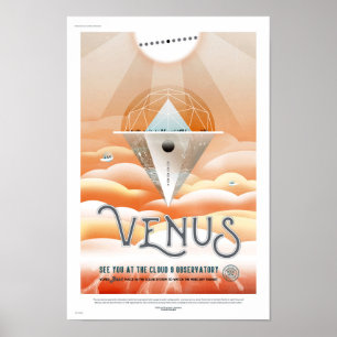 Affiche de voyage de la NASA - Observatoire de Vén