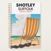 Affiche de voyage de la plage de Shotley Suffolk (Devant)