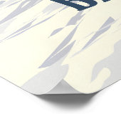 Affiche de voyage de la station de ski Brian Head (Coin)