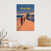 Affiche de voyage de la station de ski Bridger Bow (Cuisine)