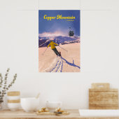 Affiche de voyage de la station de ski Copper Moun (Cuisine)