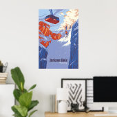 Affiche de voyage de la station de ski de Jackson (Bureau à domicile)