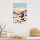 Affiche de voyage de la station de ski de Morgins (Cuisine)