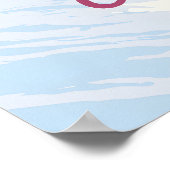 Affiche de voyage de la station de ski d'Obertauer (Coin)