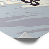 Affiche de voyage de la station de ski Gore Mounta (Coin)