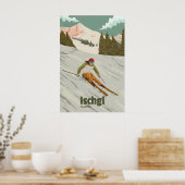 Affiche de voyage de la station de ski Ischgl Autr (Cuisine)