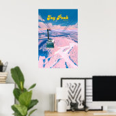 Affiche de voyage de la station de ski Jay Peak Ve (Bureau à domicile)